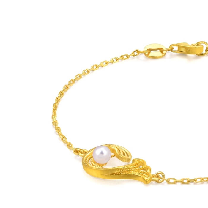 Solid Gold Bracelet | Chow Sang Sang Jewellery | 95140B - 5
