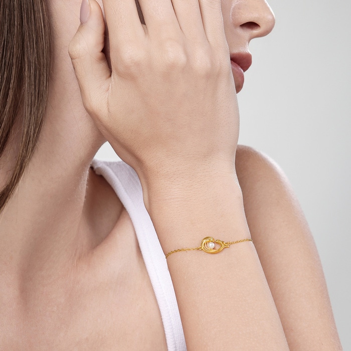 Solid Gold Bracelet | Chow Sang Sang Jewellery | 95140B - 2