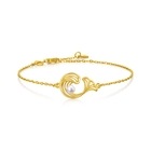 Taffy' 999.9 Gold Pearl Bracelet