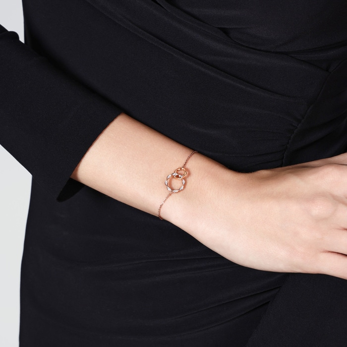 18K玫瑰金 手鍊 | 周生生珠寶 | YuYu | 95325B - 2