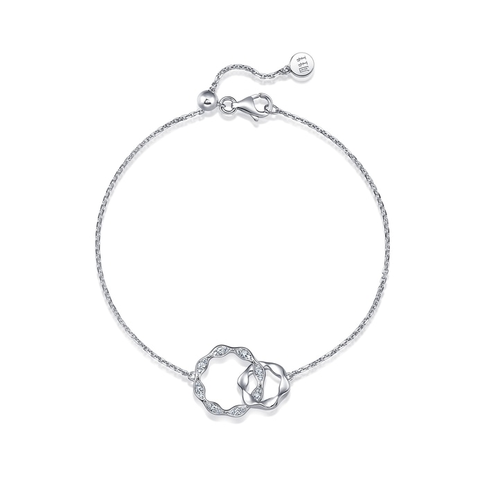 18K White Gold Bracelet | Chow Sang Sang Jewellery | YuYu | 95325B - 4