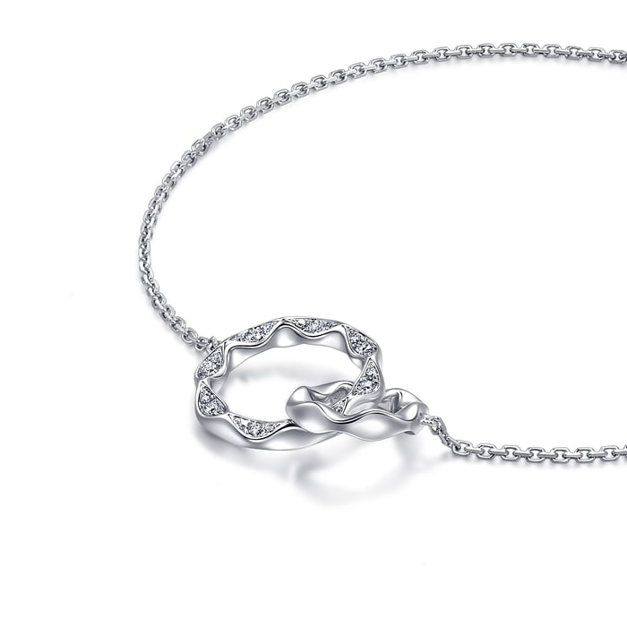 18K White Gold Bracelet | Chow Sang Sang Jewellery | YuYu | 95325B - 5