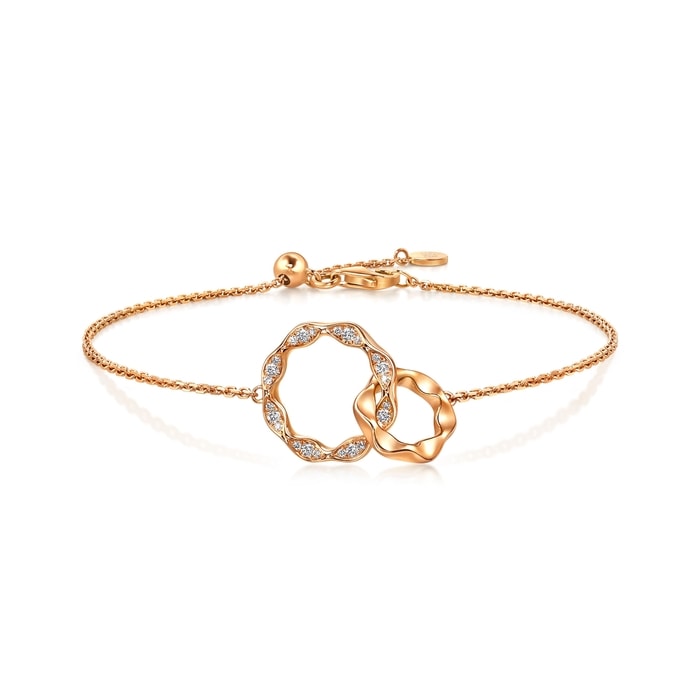 18K玫瑰金 手鍊 | 周生生珠寶 | YuYu | 95325B - 1