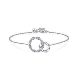 18K White Gold Diamond Bracelet