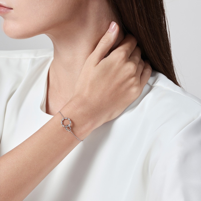 18K White Gold Bracelet | Chow Sang Sang Jewellery | YuYu | 95325B - 3