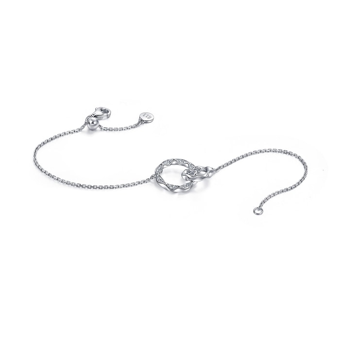 18K White Gold Bracelet | Chow Sang Sang Jewellery | YuYu | 95325B - 7
