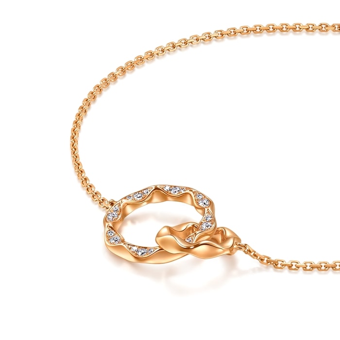 18K玫瑰金 手鍊 | 周生生珠寶 | YuYu | 95325B - 5