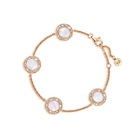 Timeless' 18K Rose Gold White Mother of Pearl Bracelet