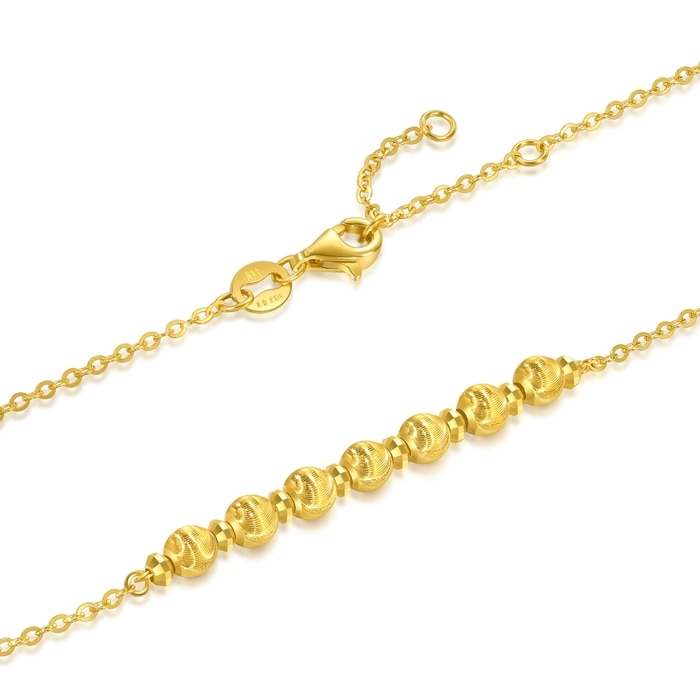 999黃金 手鍊 | 周生生珠寶 | Essence「永」 | 95481B - 6