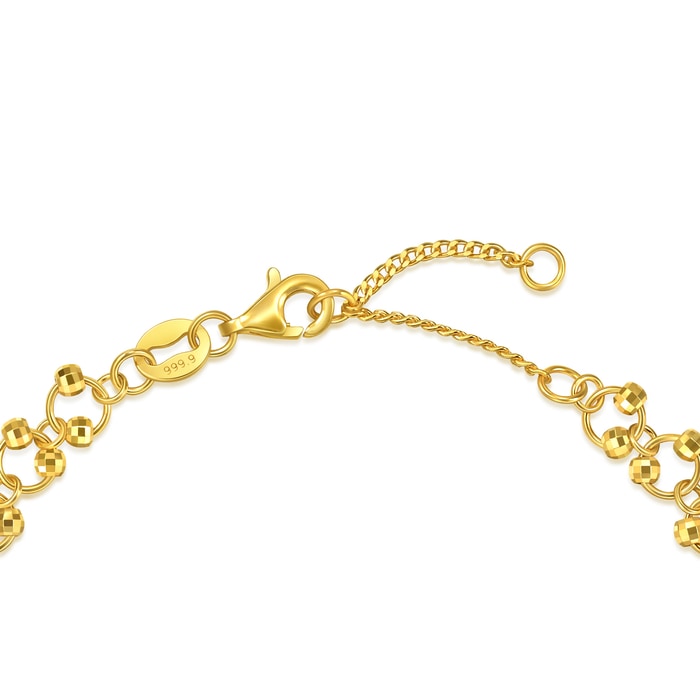 Solid Gold Bracelet | Chow Sang Sang Jewellery | Essence | 95482B - 6