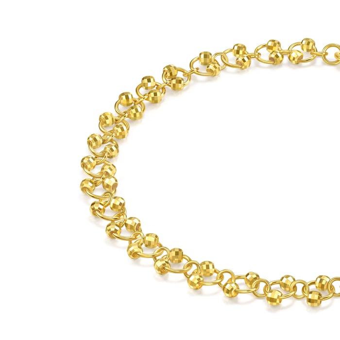 Solid Gold Bracelet | Chow Sang Sang Jewellery | Essence | 95482B - 5