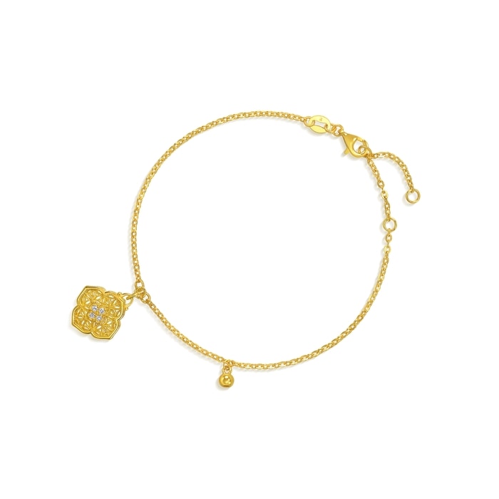 Solid Gold Bracelet | Chow Sang Sang Jewellery | Cultural Blessings | 95553B - 1