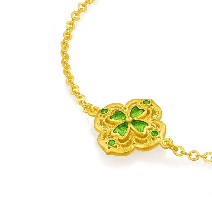 Solid Gold Bracelet | Chow Sang Sang Jewellery | 95569B - 5