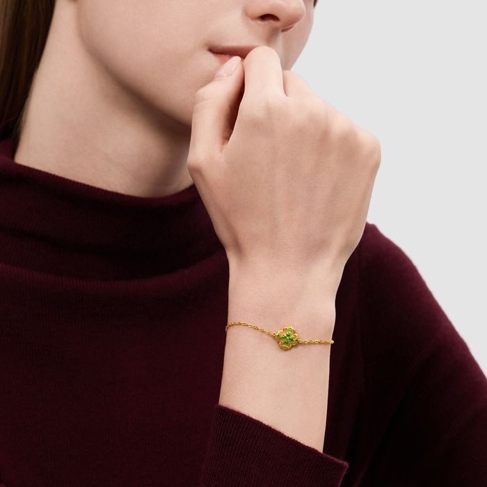 Solid Gold Bracelet | Chow Sang Sang Jewellery | 95569B - 3