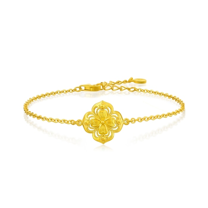 Solid Gold Bracelet | Chow Sang Sang Jewellery | 95569B - 8