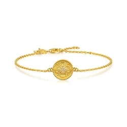 'The Oriental' 999.9 Gold Diamond Four Harmonious Joys Bracelet