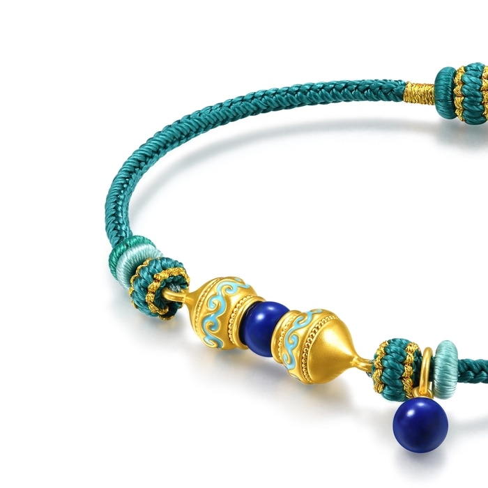 Solid Gold Bracelet | Chow Sang Sang Jewellery | Cultural Blessings | 95616B - 5