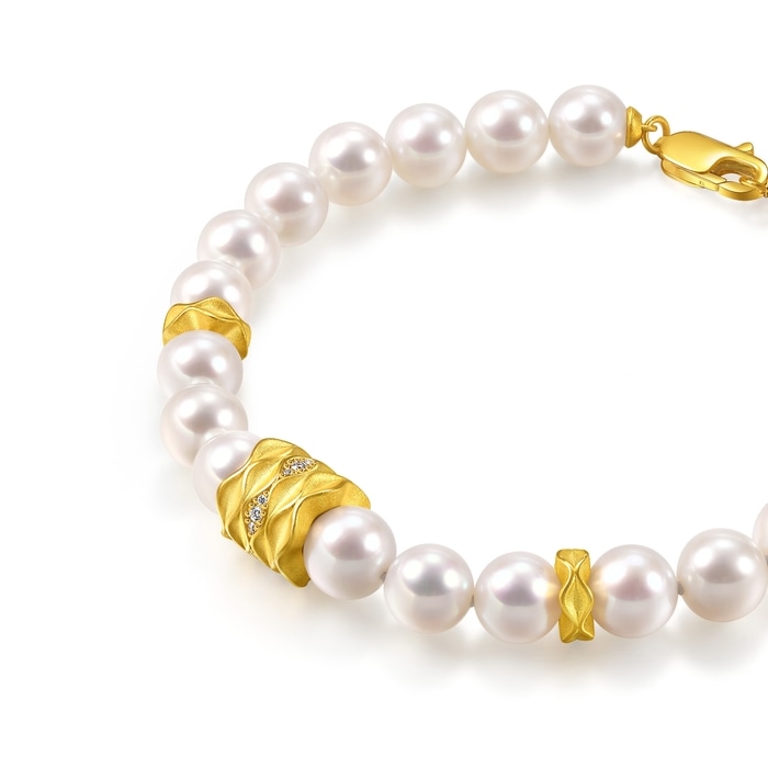 Solid Gold Bracelet | Chow Sang Sang Jewellery | YuYu | 95630B - 5