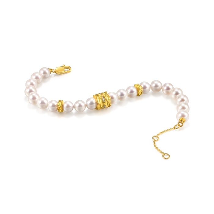 Solid Gold Bracelet | Chow Sang Sang Jewellery | YuYu | 95630B - 6