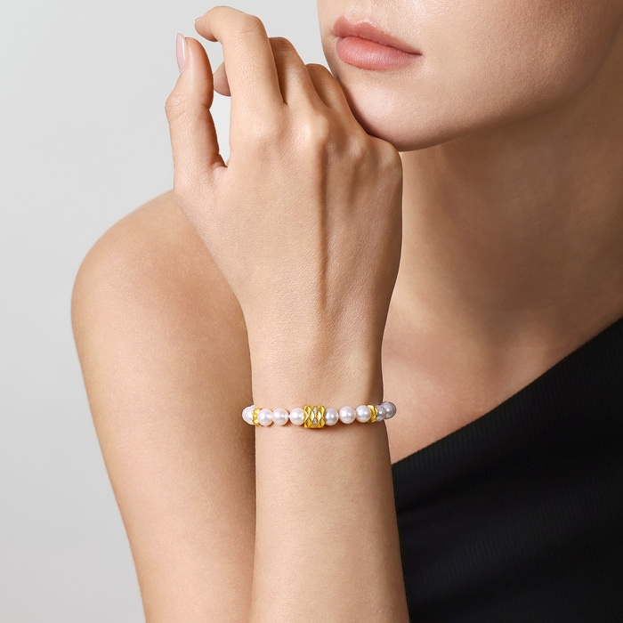 Solid Gold Bracelet | Chow Sang Sang Jewellery | YuYu | 95630B - 2