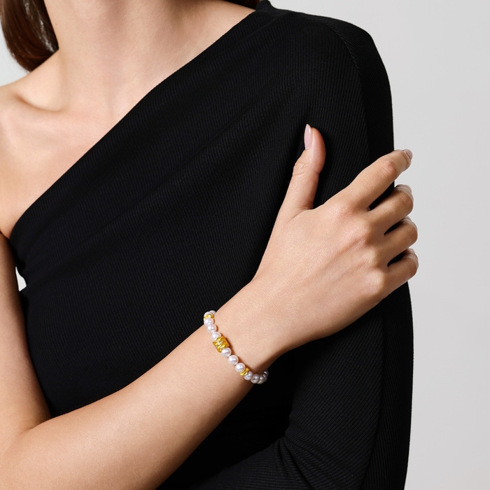 Solid Gold Bracelet | Chow Sang Sang Jewellery | YuYu | 95630B - 3