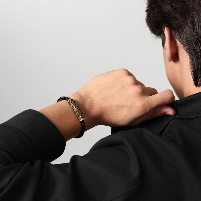 Solid Gold Bracelet | Chow Sang Sang Jewellery | Noir | 95636B - 3