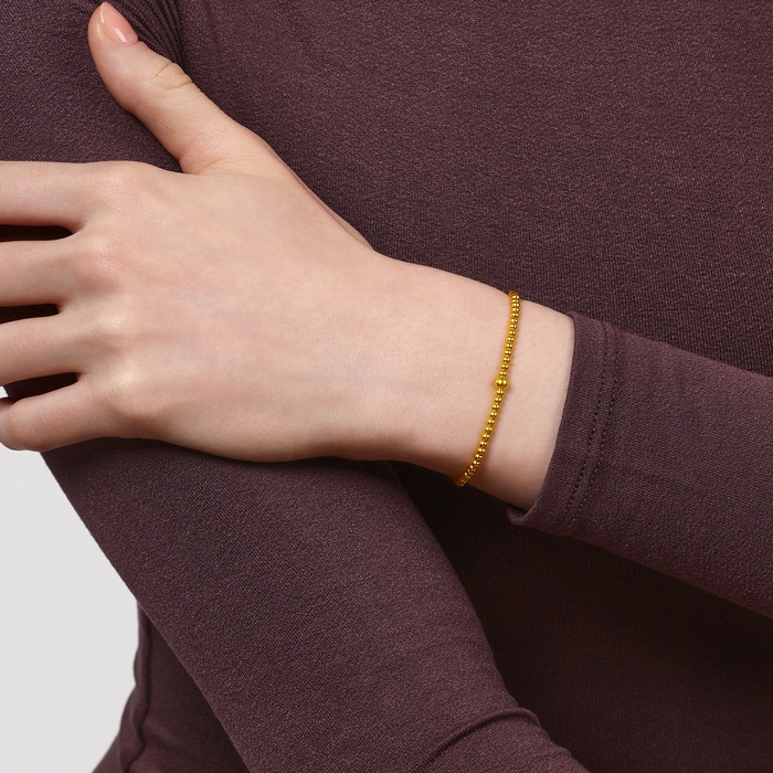Solid Gold Bracelet | Chow Sang Sang Jewellery | Cultural Blessings | 95649B - 2