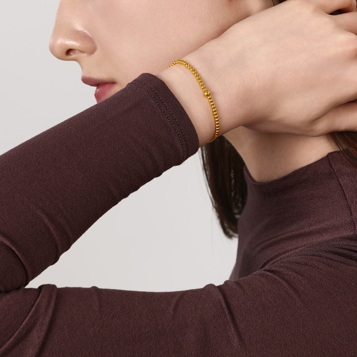 Solid Gold Bracelet | Chow Sang Sang Jewellery | Cultural Blessings | 95649B - 3