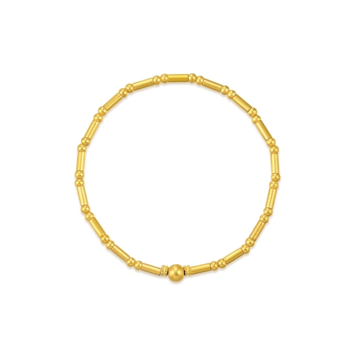 Solid Gold Bracelet | Chow Sang Sang Jewellery | Cultural Blessings | 95650B - 4