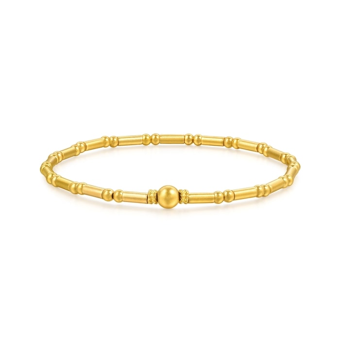 Solid Gold Bracelet | Chow Sang Sang Jewellery | Cultural Blessings | 95650B - 1