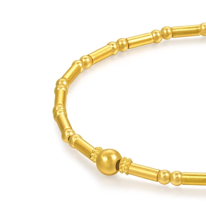 Solid Gold Bracelet | Chow Sang Sang Jewellery | Cultural Blessings | 95650B - 5