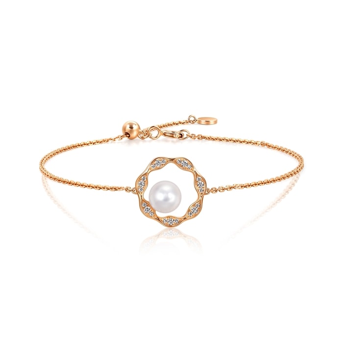 18K Rose Gold Bracelet | Chow Sang Sang Jewellery | YuYu | 95652B - 1
