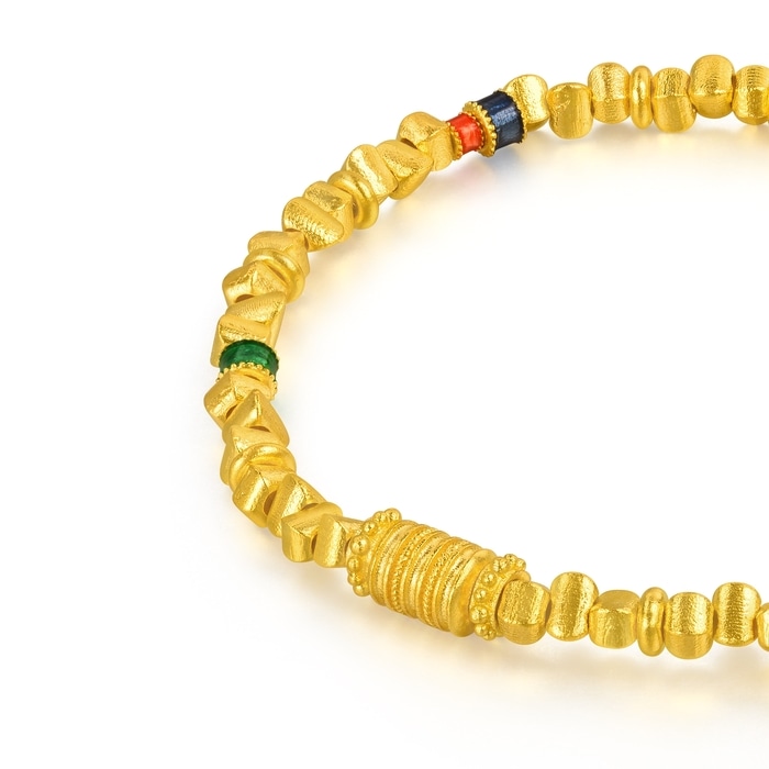 Solid Gold Bracelet | Chow Sang Sang Jewellery | Cultural Blessings | 95653B - 5