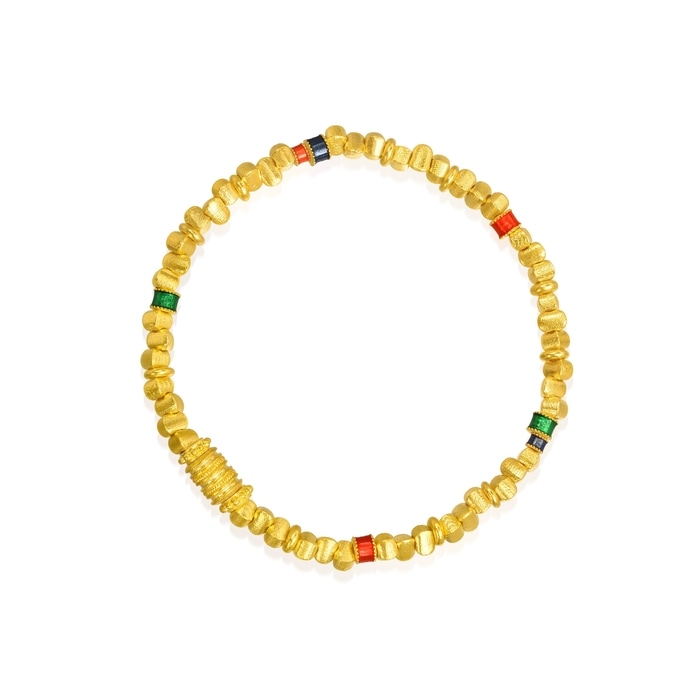 Solid Gold Bracelet | Chow Sang Sang Jewellery | Cultural Blessings | 95653B - 1