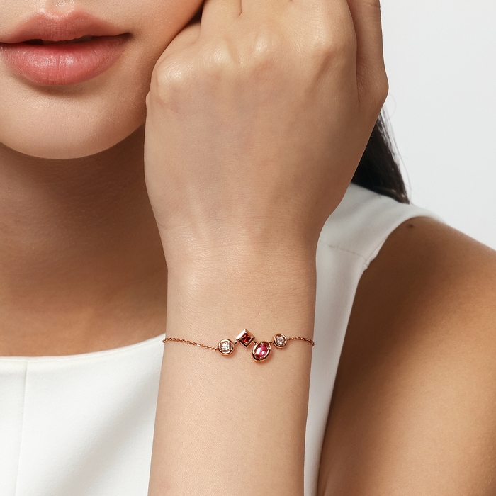 18K玫瑰金 手鍊 | 周生生珠寶 | 95667B - 2