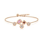 Form' 18K Rose Gold Pink Tourmaline Bracelet