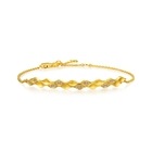 999 Gold Diamond Bracelet