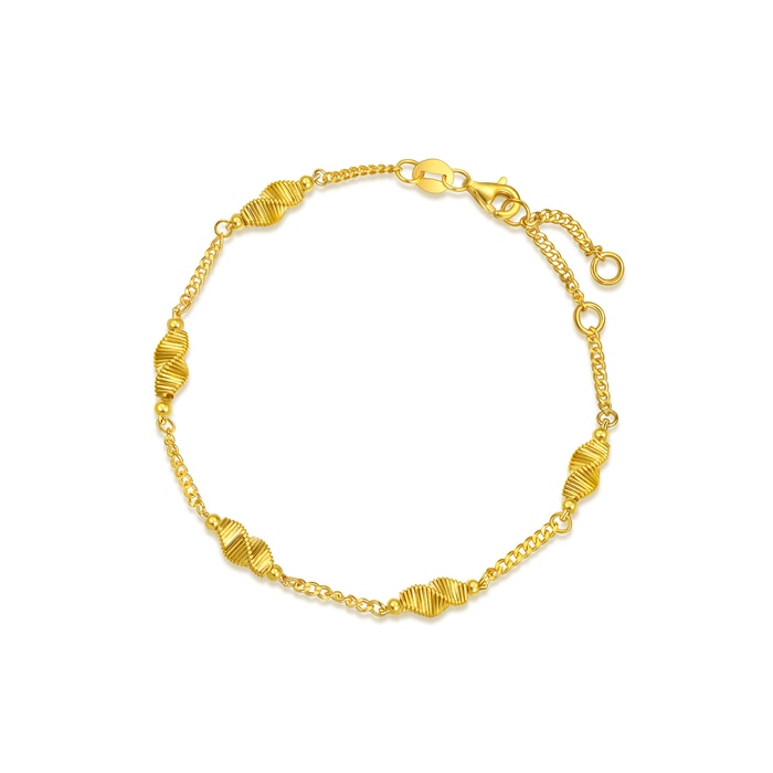 Solid Gold Bracelet | Chow Sang Sang Jewellery | Essence | 95708B - 1