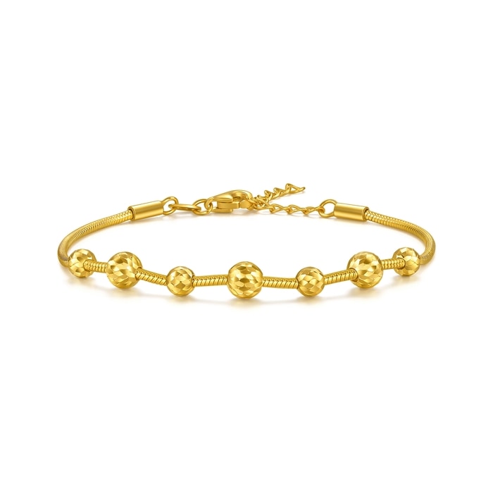 Solid Gold Bracelet | Chow Sang Sang Jewellery | Essence | 95711B - 4