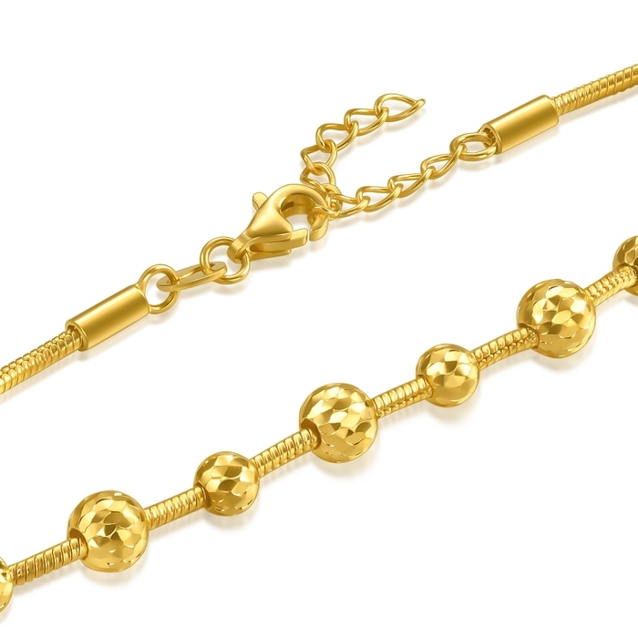 Solid Gold Bracelet | Chow Sang Sang Jewellery | Essence | 95711B - 6