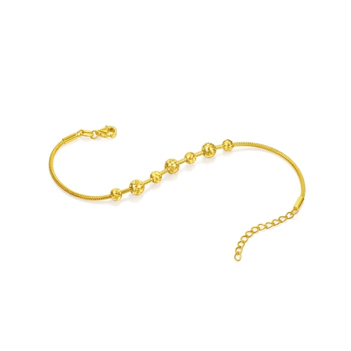 Solid Gold Bracelet | Chow Sang Sang Jewellery | Essence | 95711B - 7