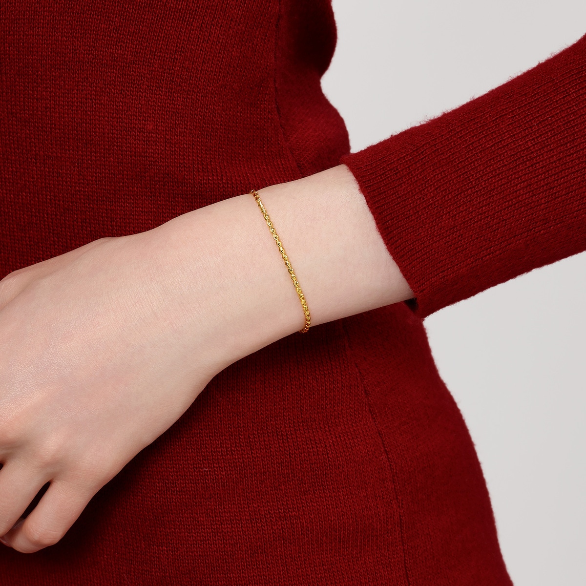 Essence - 999 Gold Bracelet | 95712B(18 cm/~0.079 tael