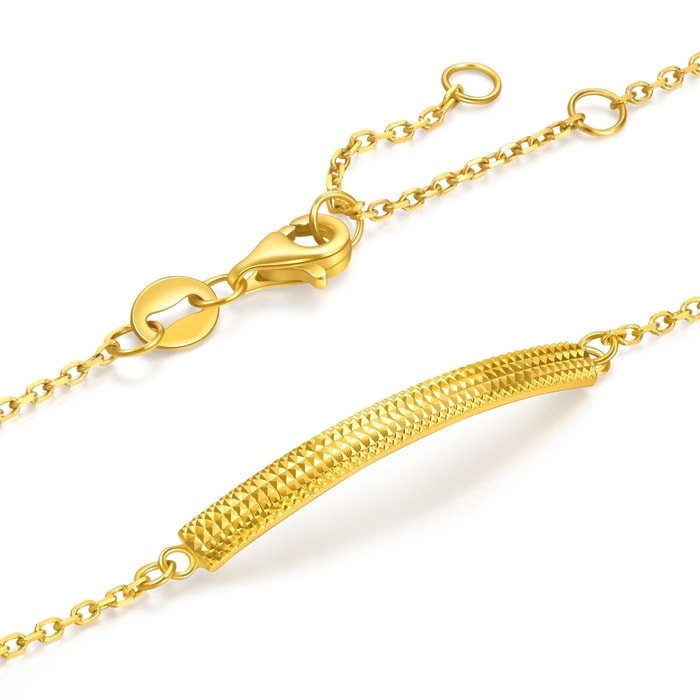 Solid Gold Bracelet | Chow Sang Sang Jewellery | Essence | 95729B - 5