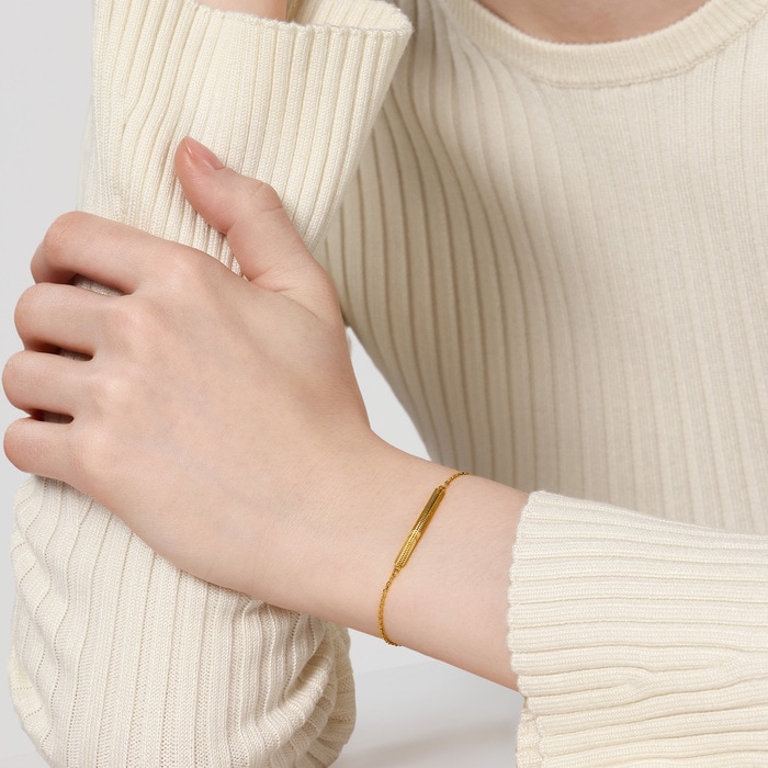 Solid Gold Bracelet | Chow Sang Sang Jewellery | Essence | 95729B - 2