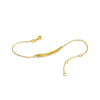 gin - 999 Gold Bracelet | 95729B(18 cm/~0.089 tael) | Chow
