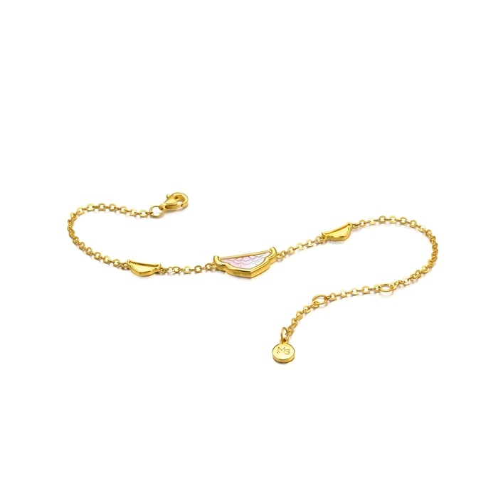 Solid Gold Bracelet | Chow Sang Sang Jewellery | 95733B - 6