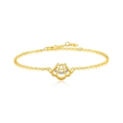 'Taffy' 999 Gold DiamondBracelet