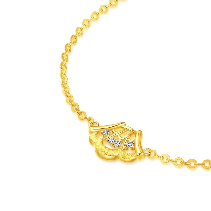 Solid Gold Bracelet | Chow Sang Sang Jewellery | 95737B - 5