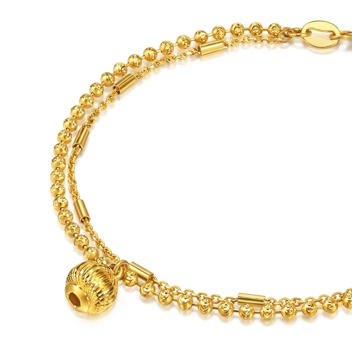 999黃金 手鍊 | 周生生珠寶 | Essence「永」 | 95738B - 4