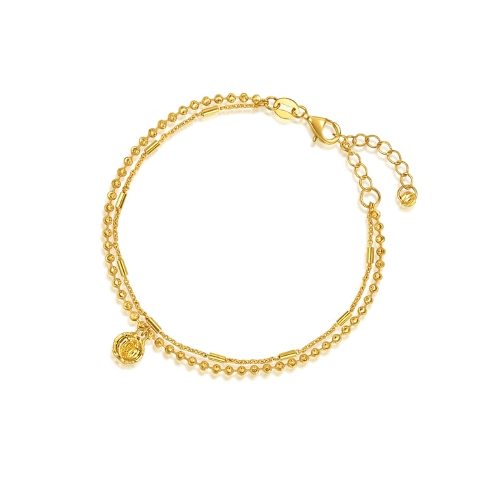 999黃金 手鍊 | 周生生珠寶 | Essence「永」 | 95738B - 1